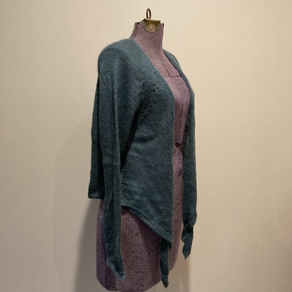 Vintage White Stuff Women's Turquoise Tie Sweater - Picture 4 of 9